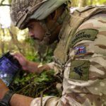 British soldiers train robotic dog